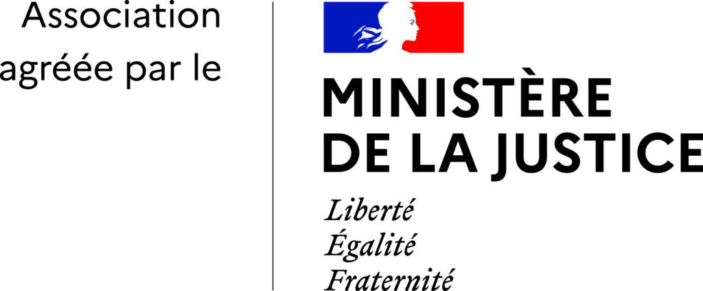 Logo association agréée par le ministère de la justice